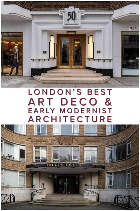 A collection of London’s best Art Deco and early modernist architecture