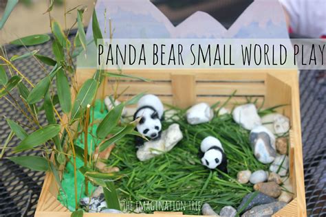 Panda Bear Small World Imaginative Play | Bear habitat, Animal habitats ...