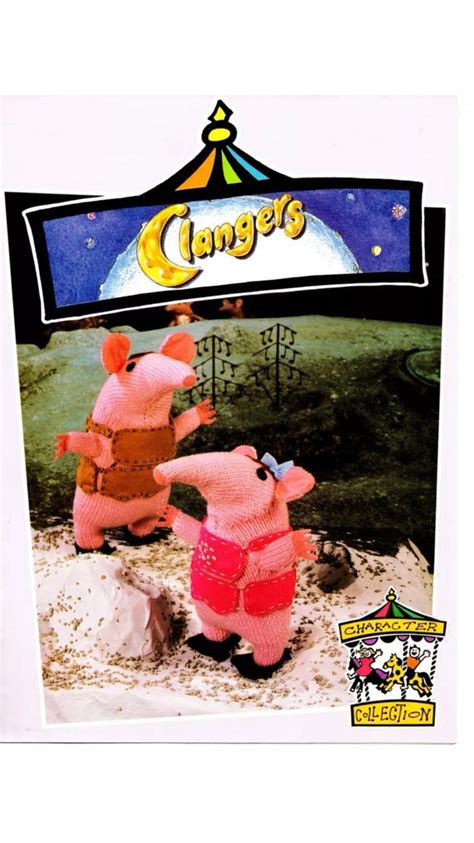 The Clangers - vintage knitting pattern