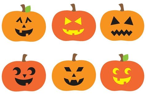 Halloween Jack O' Lantern Clipart, Scary Pumpkin Cartoon, Illustration, Vector, Chibi, Kawaii ...