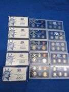 Five U.S. Mint Proof Sets: (2) 1999, 2000, 2002, and 2003. - AAA ...