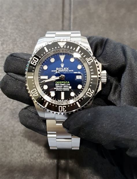 Rolex Sea-Dweller Deepsea Blue FULL SET ALL STICKERS Watch | Elekton Watches