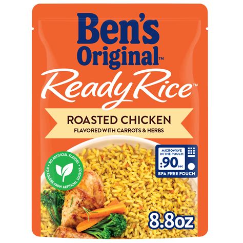 Ben's Original Ready Rice Roasted Chicken Flavored Rice - Shop Rice & grains at H-E-B