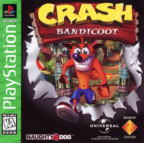 Crash Bandicoot PSX cover