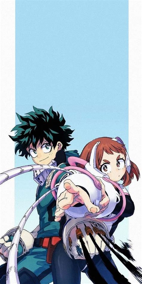 Midoriya Izuku and Ochako Uraraka in 2021, deku and ochaco HD phone ...