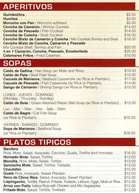 Hornado Ecuatoriano Menu, Menu for Hornado Ecuatoriano, Elmhurst, New York City - Urbanspoon/Zomato