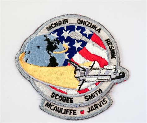 Space Mission Patch, STS-51 L Challenger , 28 January 1986 in Space ...