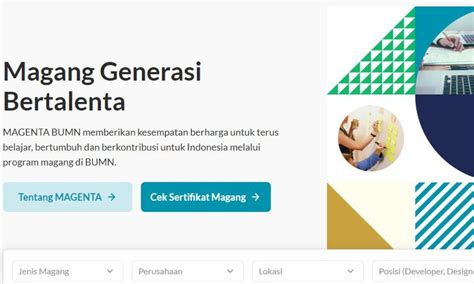 Segera Daftar di Program Magang Magenta BUMN 2023 - Pewarta Nusantara