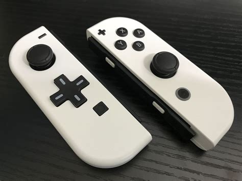 Custom Nintendo Switch Joy-cons White Controllers D Pad | Etsy ...