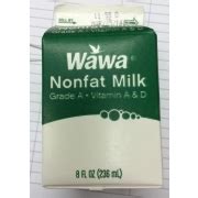 Wawa Milk, Nonfat: Calories, Nutrition Analysis & More | Fooducate