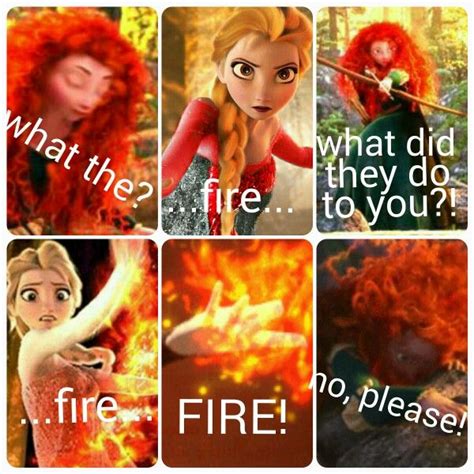 Of Elsa had fire powers and it took control part 2 Frozen Fever, Fire ...