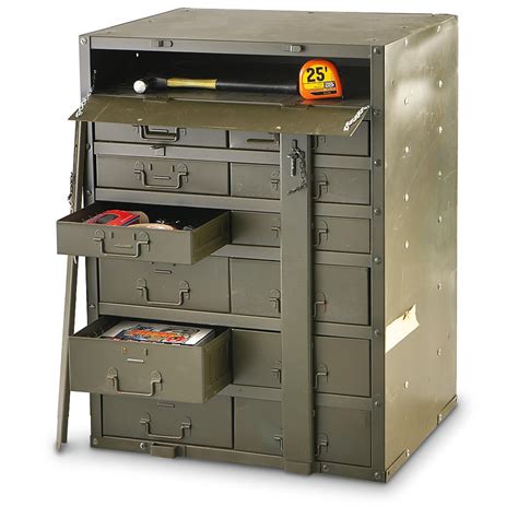 Very Goods | Used U.S. Military Metal Storage Cabinet - 163691, Storage ...