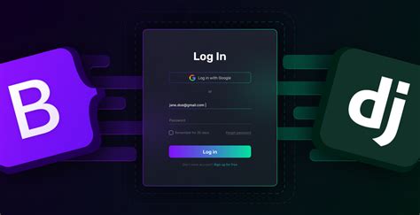 Django Bootstrap Login Template (How-To)