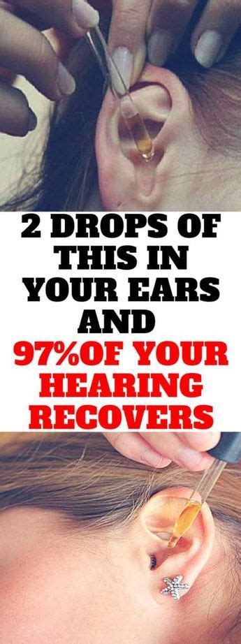 2 DROPS OF THIS IN YOUR EARS AND 97 0OF YOUR HEARING RECOVERS! EVEN OLD PEOPLE FROM 80 TO 90 A ...