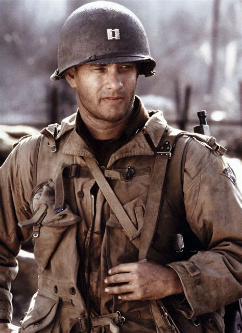 Tom Hanks in Saving Private Ryan | Saving private ryan, Tom hanks, Tom ...