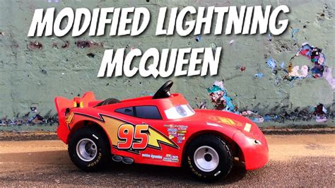 Modified Power Wheels Lightning McQueen,36v 50amp Controller.Best electric ride on for kids 2017 ...