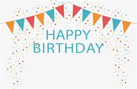 Birthday Flag PNG Transparent Birthday Flag.PNG Images. | PlusPNG