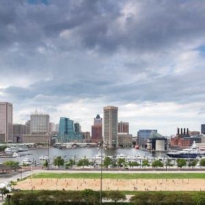 Baltimore Skyline Canvas, Baltimore Inner Harbor, Baltimore Photo Gift ...