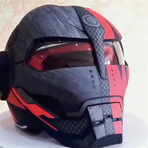 Cool Helmet Motorcycle Iron Man Transformers Fullface Helmet Retro ...