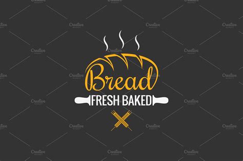 Bread logo design. Bakery sign. ~ Graphic Objects ~ Creative Market