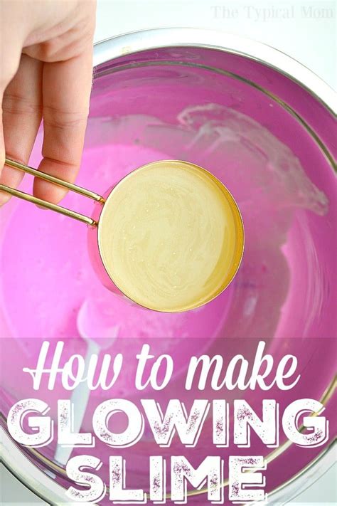 Glow in the Dark Slime Recipe - How to Make Slime Glow