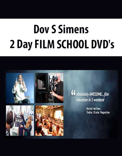 Dov S Simens 2 Day FILM SCHOOL DVD?s - The Course Arena