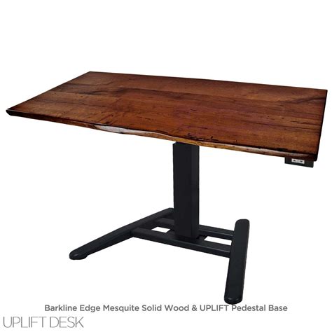 UPLIFT Solid Wood Ergonomic Desk | Real wood desk, Staining furniture ...