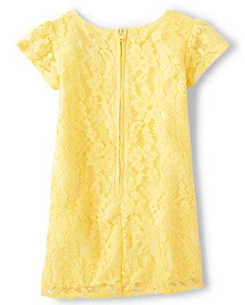 Toddler Girls Lace Woven Shift Dress | The Children's Place - SUN VALLEY