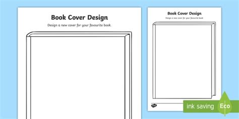 Design a Book Cover Activity Sheet (Teacher-Made)