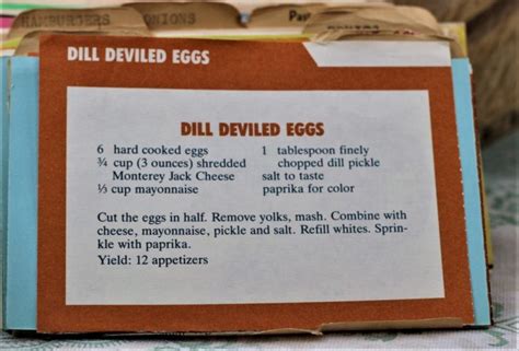 Dill Deviled Eggs (VRP 090) | Vintage Recipe Project