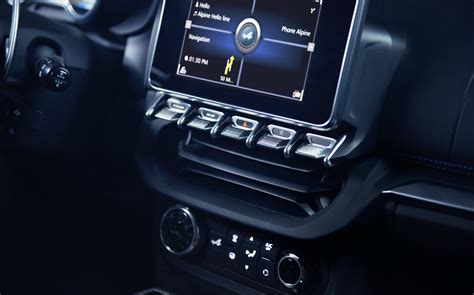 Alpine A110 interior technology - Driving.co.uk from The Sunday Times