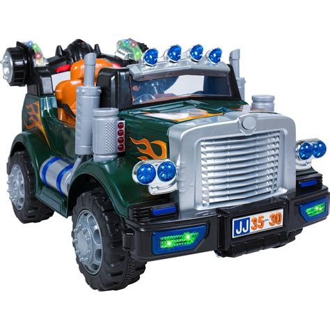 Best Choice Products 12V Ride On Semi Truck Kids Remote Control Big Rig Electric Batery Power W ...