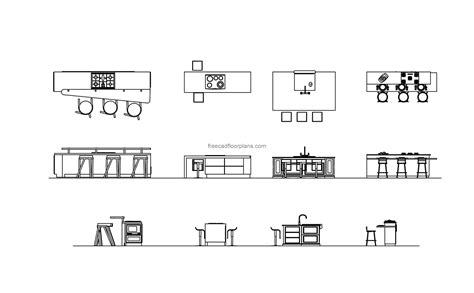 Kitchen Cad Blocks Floor Plan - Image to u