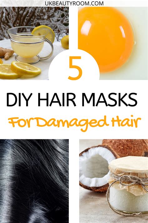 DIY Hair Masks for Damaged Hair and Split Ends | Homemade hair mask, Hair mask, Hair mask for ...