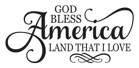 4th of July STENCIL God Bless America 3 sizes 8x12 12x18 | Etsy | God bless america, God bless ...