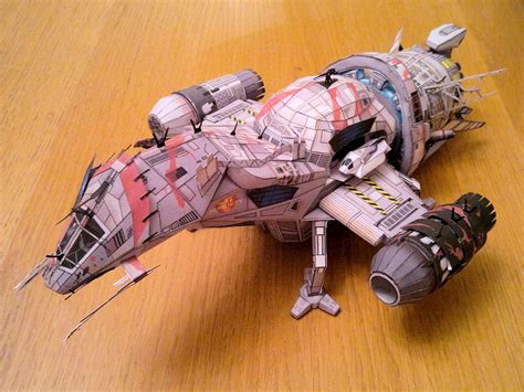 Reaver Serenity Papercraft Model | Paper models, Paper crafts, Card model