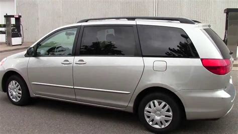 2004 Toyota Sienna LE FWD Minivan - YouTube