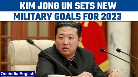 Kim Jong Un sets new goals for North Korean military for 2023 at party ...