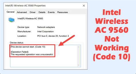 9 Fixes for Intel Wireless AC 9560 Not Working (Code 10)