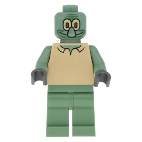 LEGO minifigure bob003 - Squidward at BrickScout