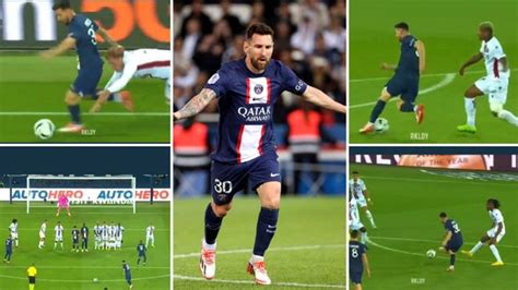 Lionel Messi's invidivdial highlights for PSG against Nice are insane