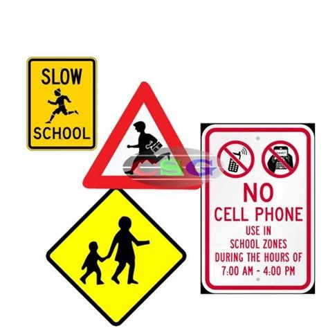 Yellow Aluminum School Safety Signs, 1000 Watt at best price in Mumbai ...