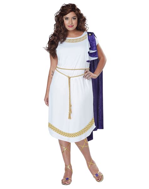 Grecian Roman Goddess Toga Dress Plus Size Adult Womens Costume