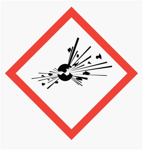 Exploding Bomb - Ghs Pictograms Explosive, HD Png Download - kindpng