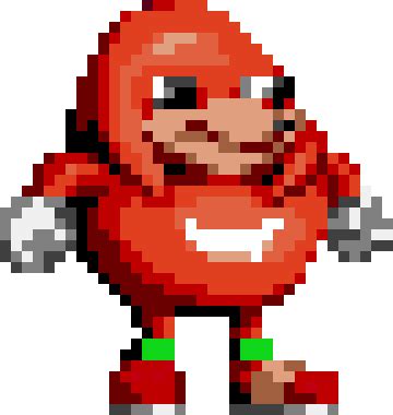 Knuckles Sings Sprite (Sonic 1 Style) by Slick-Nick on DeviantArt