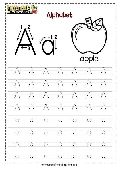 ABC Alphabet Letters Workbook