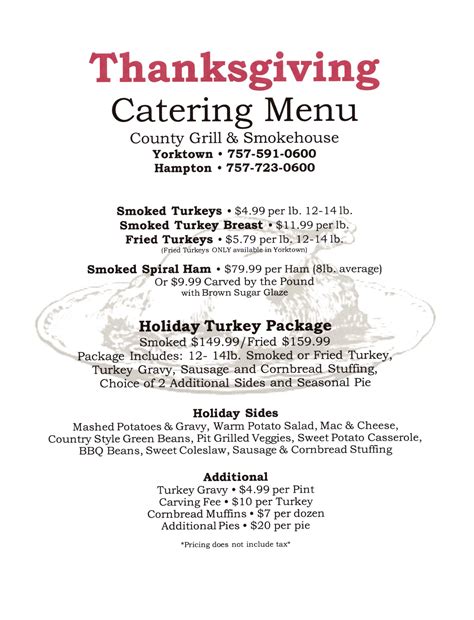 Catering | County Grill