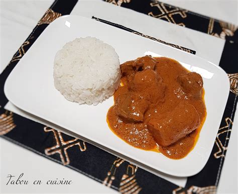 Mafé boeuf (sénégalais) – Tabou en cuisine