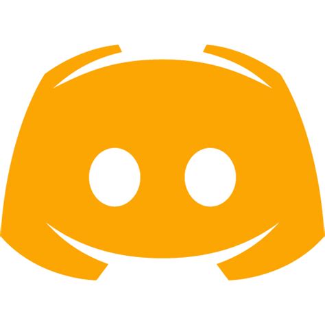 Orange discord 2 icon - Free orange site logo icons