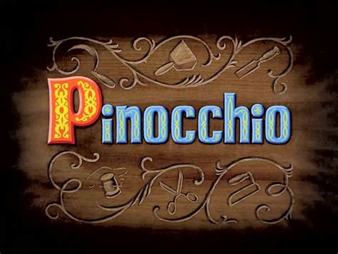 Pinocchio - 1940 | Pinocchio, Title card, Movie titles